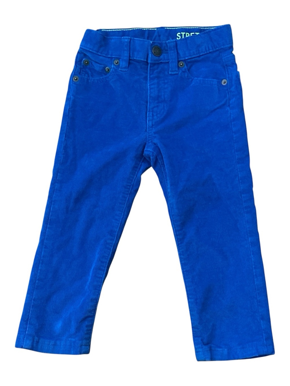 J.Crew Crewcuts Boys Blue Corduroy Pants Size 4